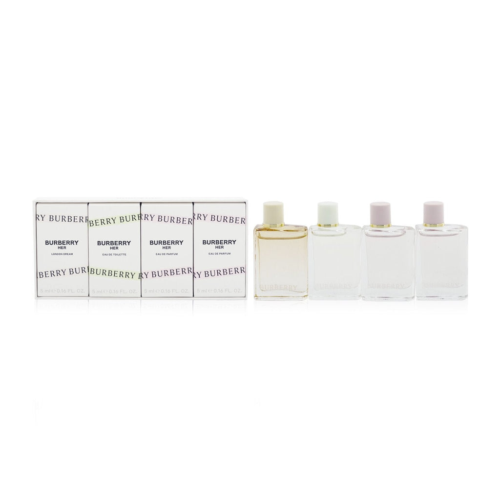 Burberry Burberry Her Miniature Coffret: 2x Eau De Parfum + Eau De Toilette + London Dream Eau De Parfum  4x5ml/0.16oz