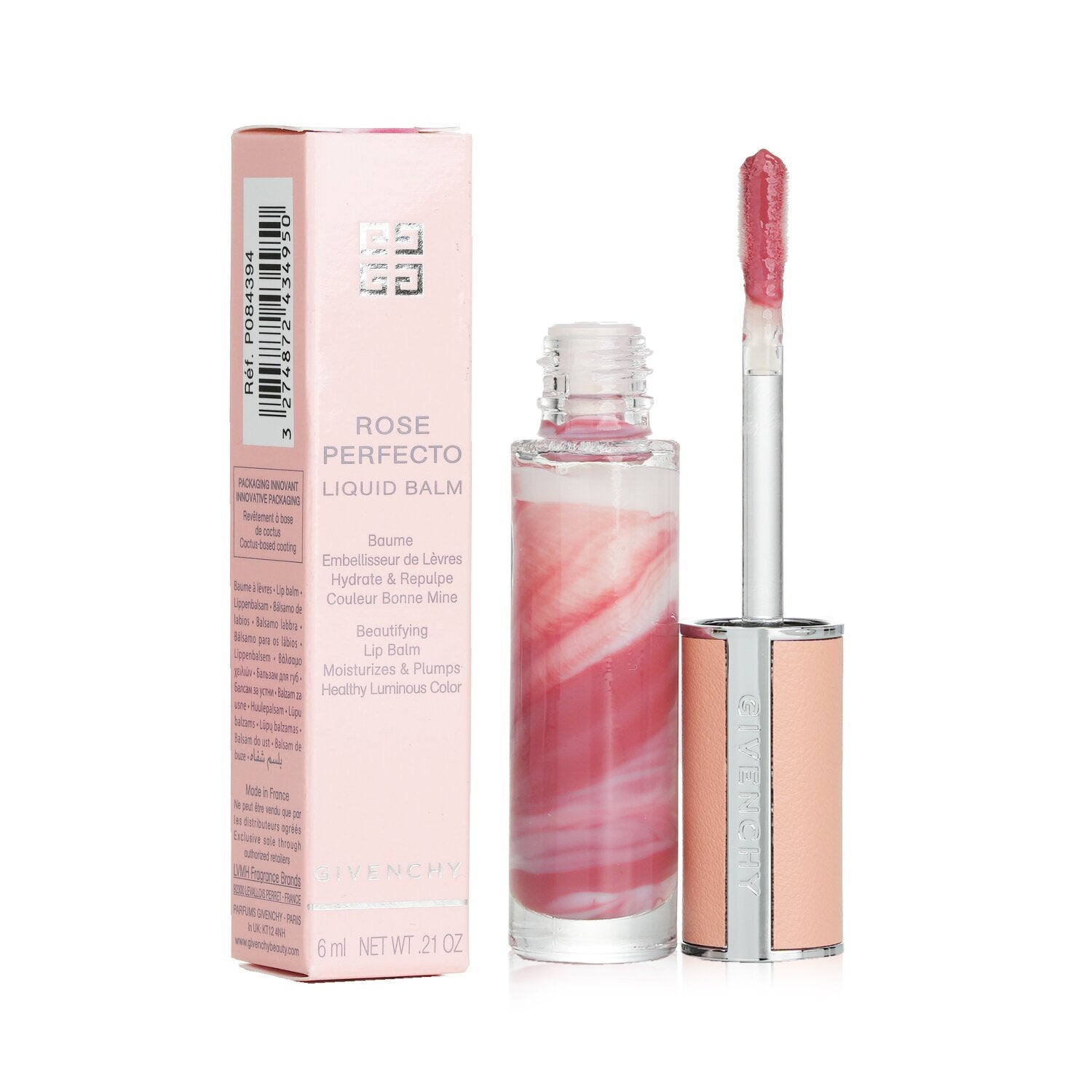 Givenchy Rose Perfecto Liquid Lip Balm - # 37 Rouge Graine  6ml/0.21oz