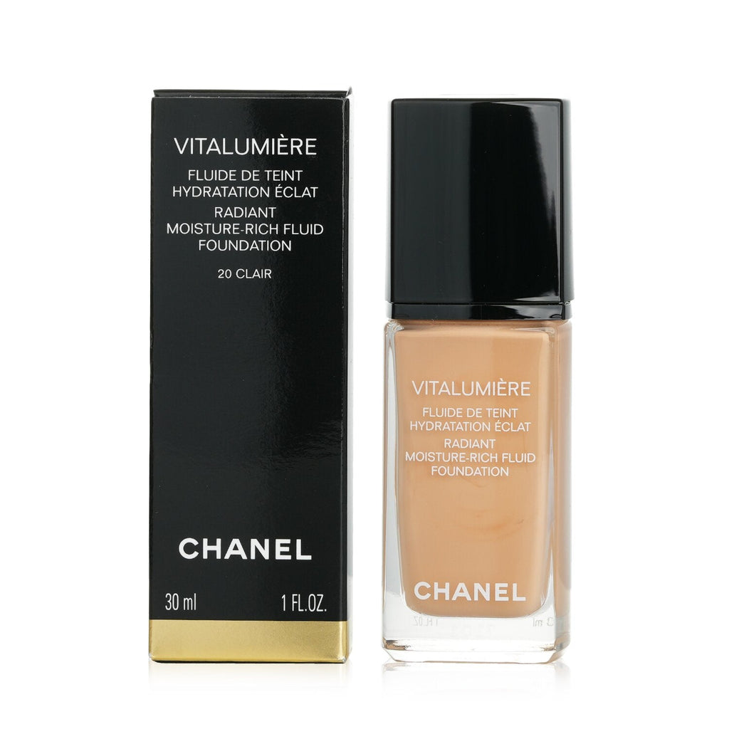 Chanel Vitalumiere Radiant Moisture Rich Fluid Foundation - #30 Cendre  30ml/1oz