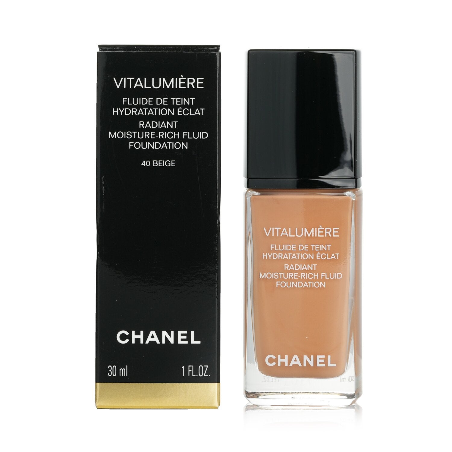 Chanel Vitalumiere Radiant Moisture Rich Fluid Foundation - #25 Petale  30ml/1oz