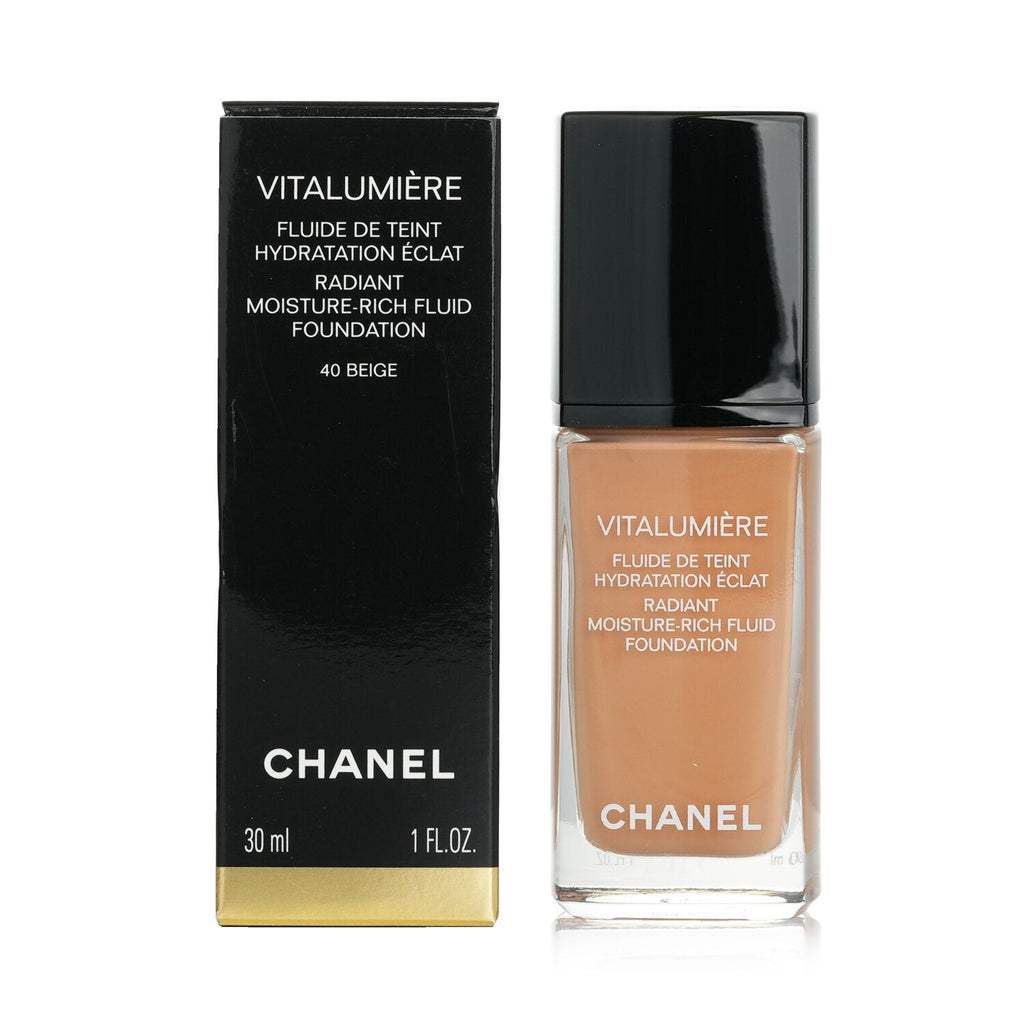 Chanel Vitalumiere Radiant Moisture Rich Fluid Foundation - #25 Petale  30ml/1oz