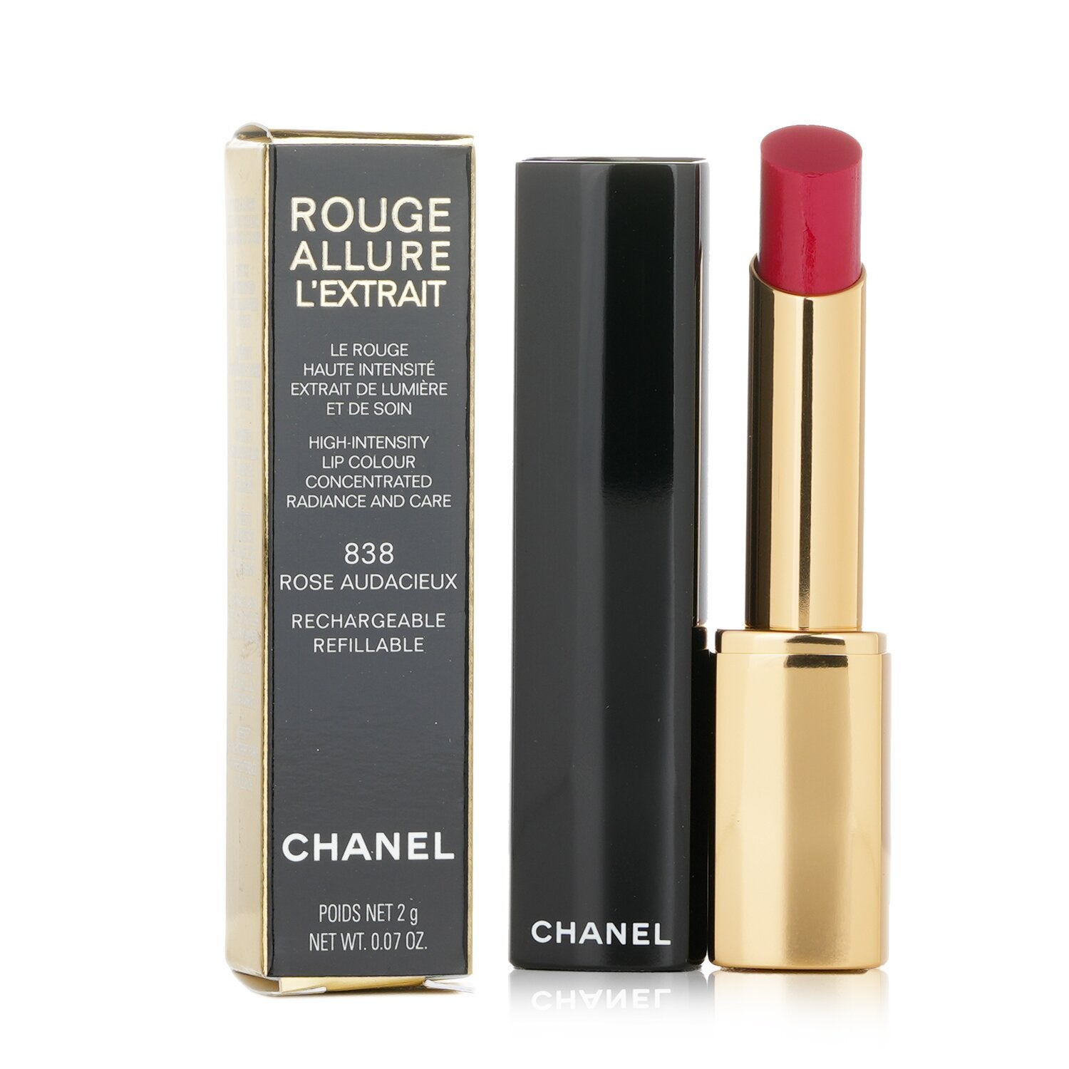 Chanel Rouge Allure L’extrait Lipstick - # 838 Rose Audacieux  2g/0.07oz