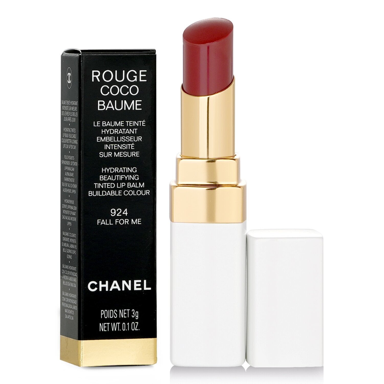 Chanel Rouge Coco Baume Hydrating Beautifying Tinted Lip Balm - # 756 Cherry Burst  3g/0.1oz