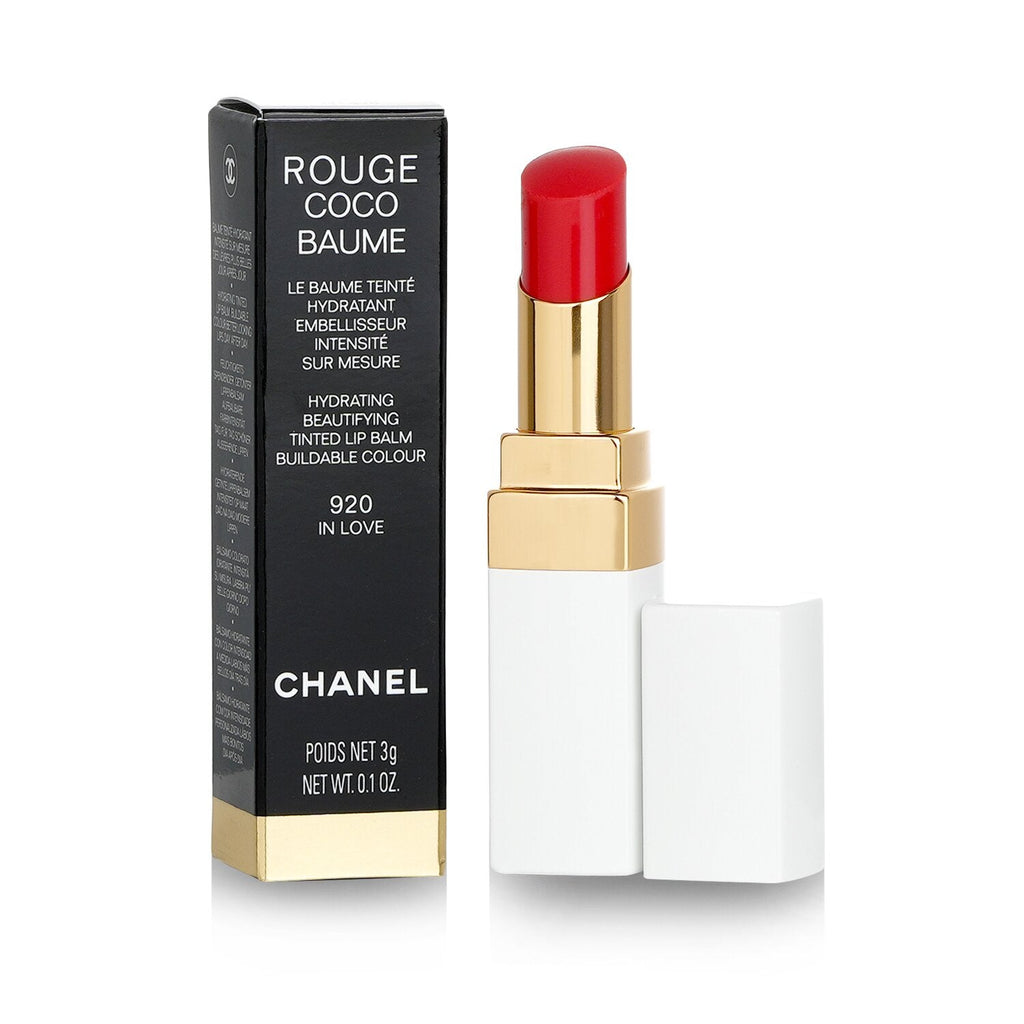 Chanel Rouge Coco Baume Hydrating Beautifying Tinted Lip Balm - # 916 Flirty Coral  3g/0.1oz