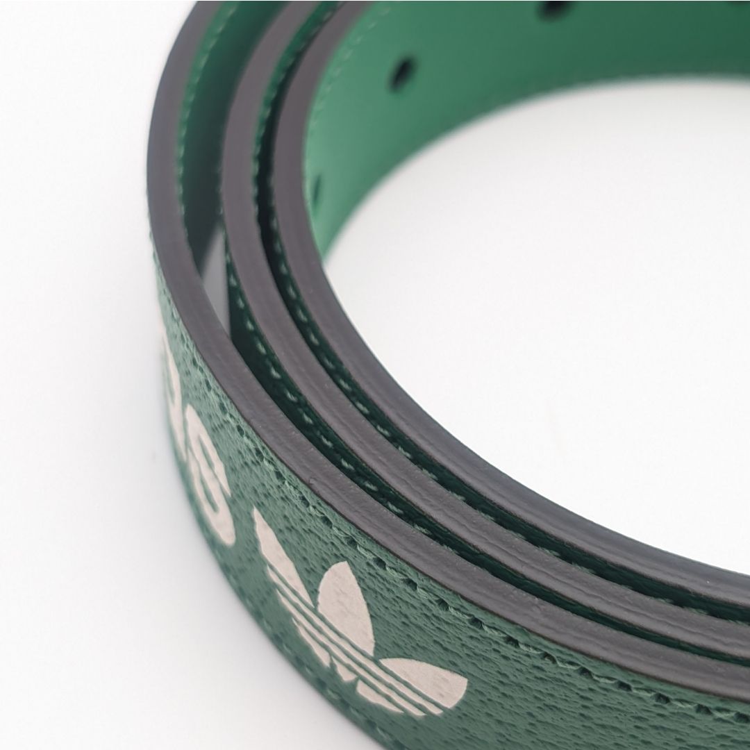 Gucci Adidas Collaboration Leather Belt
