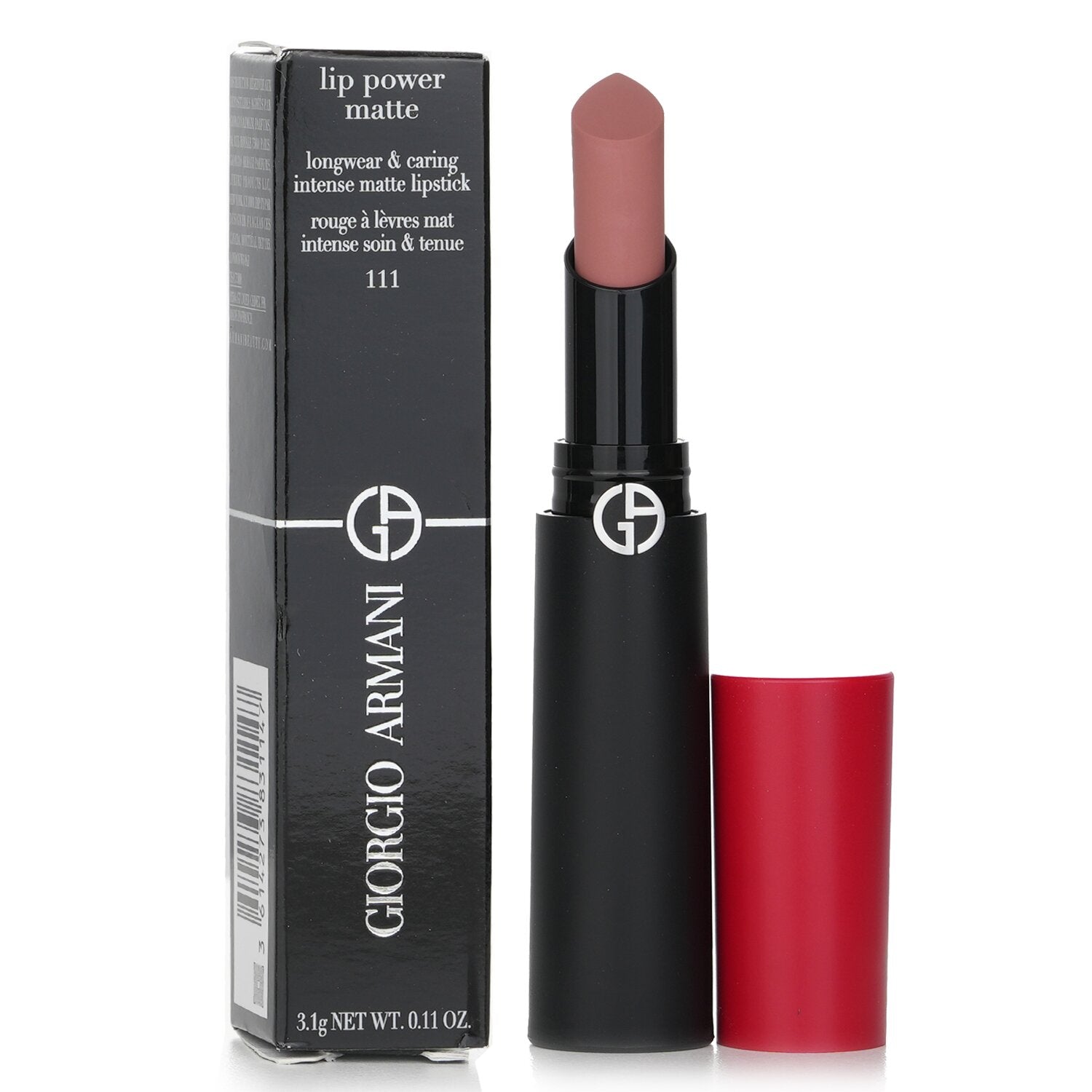 Giorgio Armani Lip Power Matte Longwear & Caring Intense Matte Lipstick - # 603 Dramatic  3.1g/0.11oz