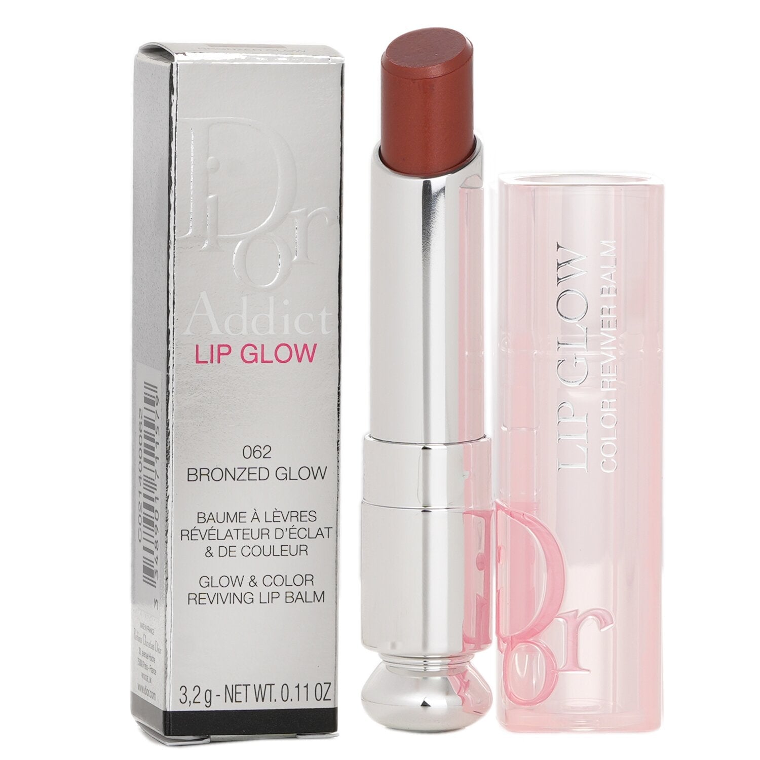 Christian Dior Addict Lip Glow - # 038 Soft Nude  3.2g