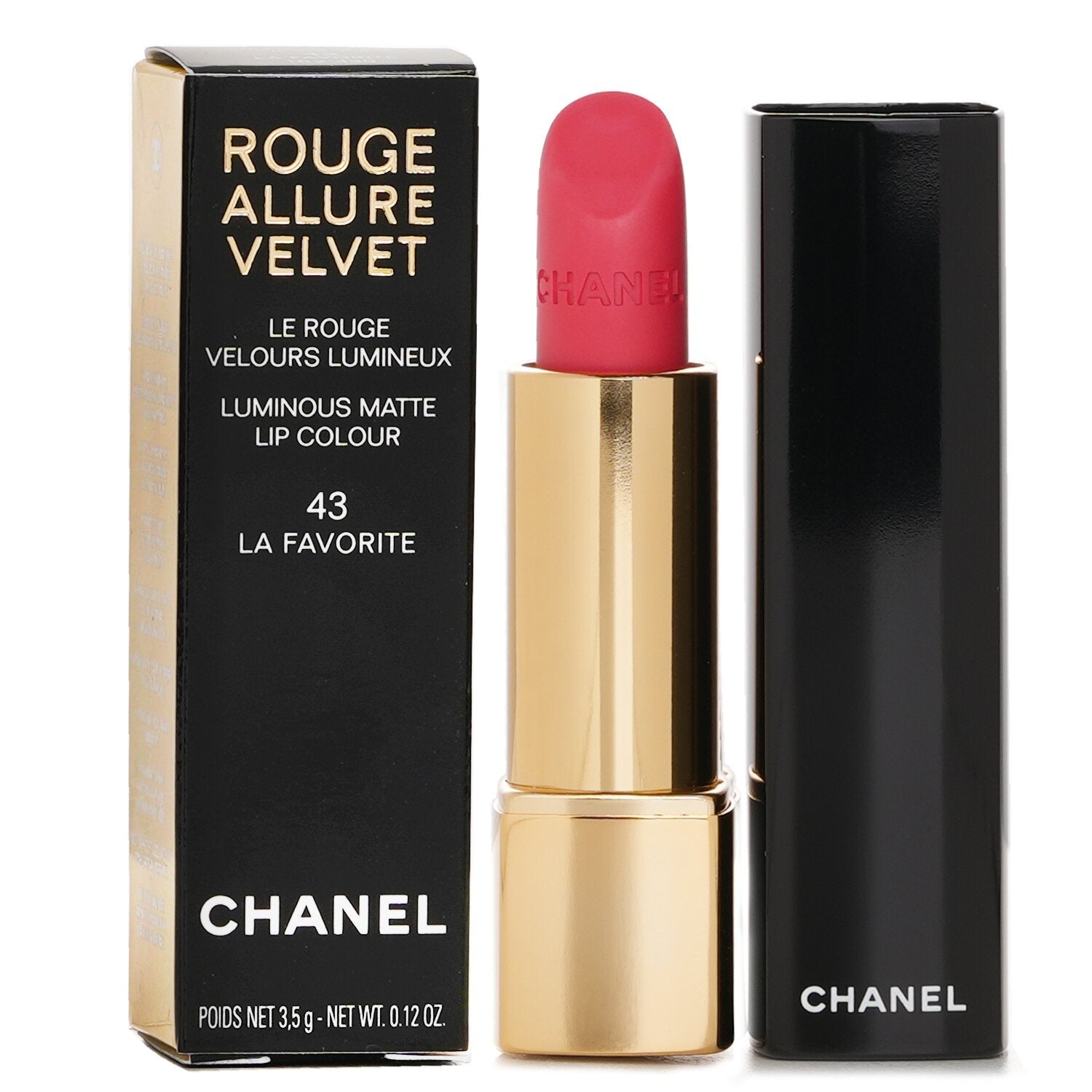 Chanel Rouge Allure Velvet Luminous Matte Lip Colour - # 46 Magnetique  3.5g/0.12oz