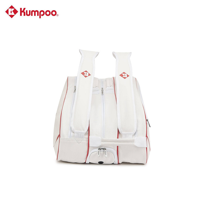 Kumpoo Badminton Bag- KB-591 [9 PK] (White/Red)