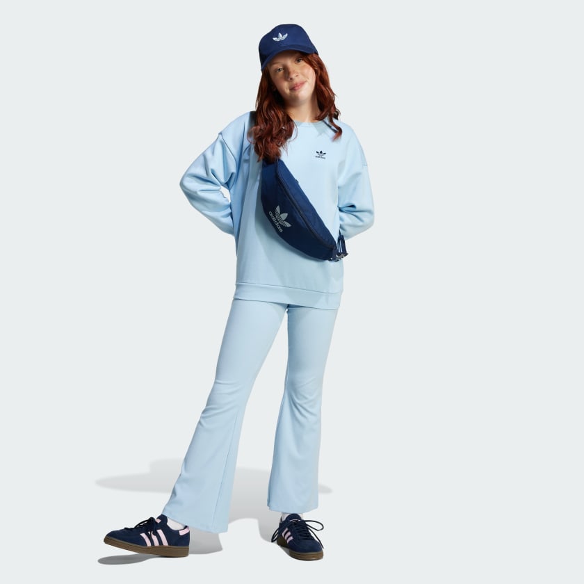 Kids' adidas Ribbed Flared Pants Kids