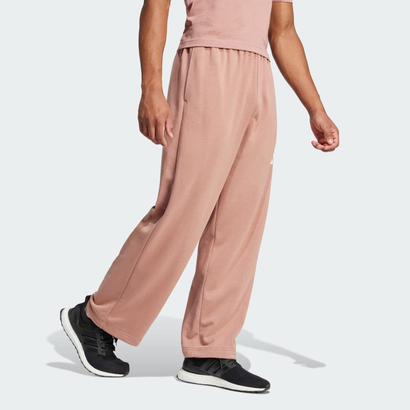 Men's adidas Essentials Wide Leg 3 Bar Logo Pants