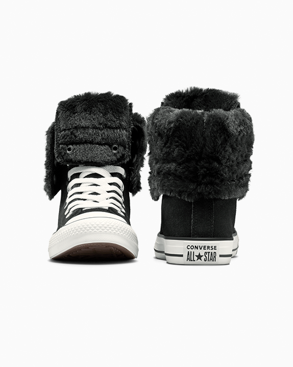 Chuck Taylor All Star Fold Over XHi Faux Fur