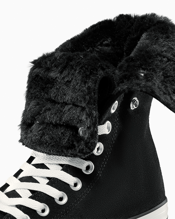 Chuck Taylor All Star Fold Over XHi Faux Fur