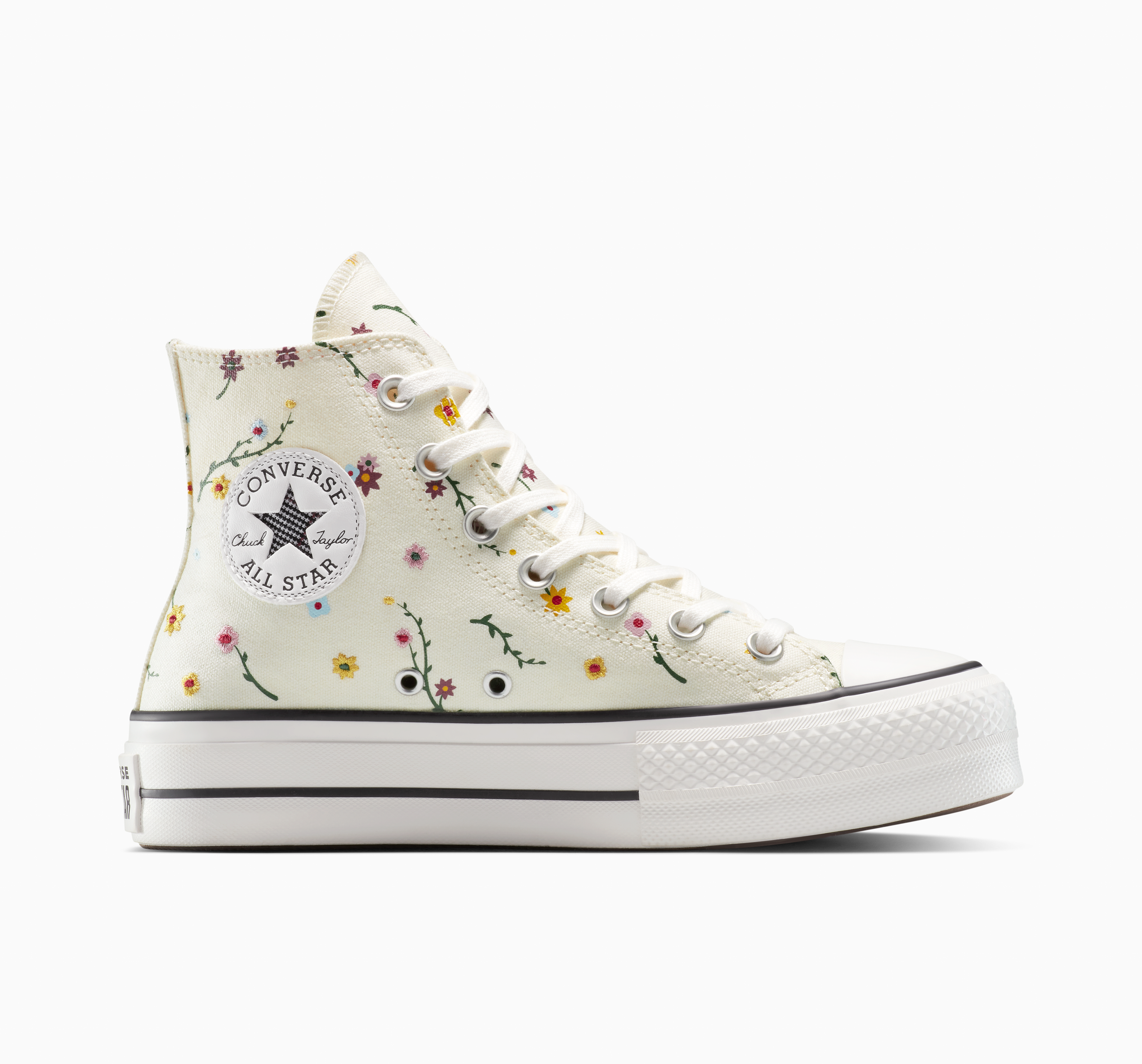Chuck Taylor All Star Lift Platform Embroidered Blooms