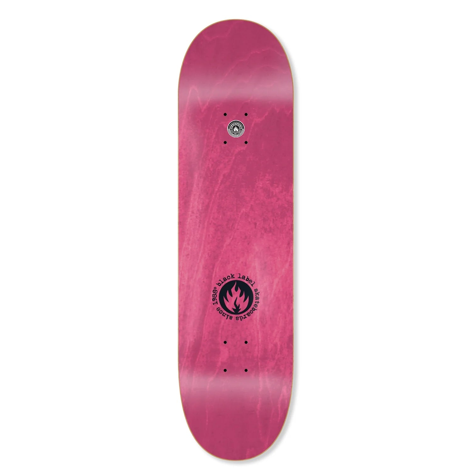 Black Label Skateboard Deck Elijah Akerley Pink Elephants Black 9.0" x 32.62"