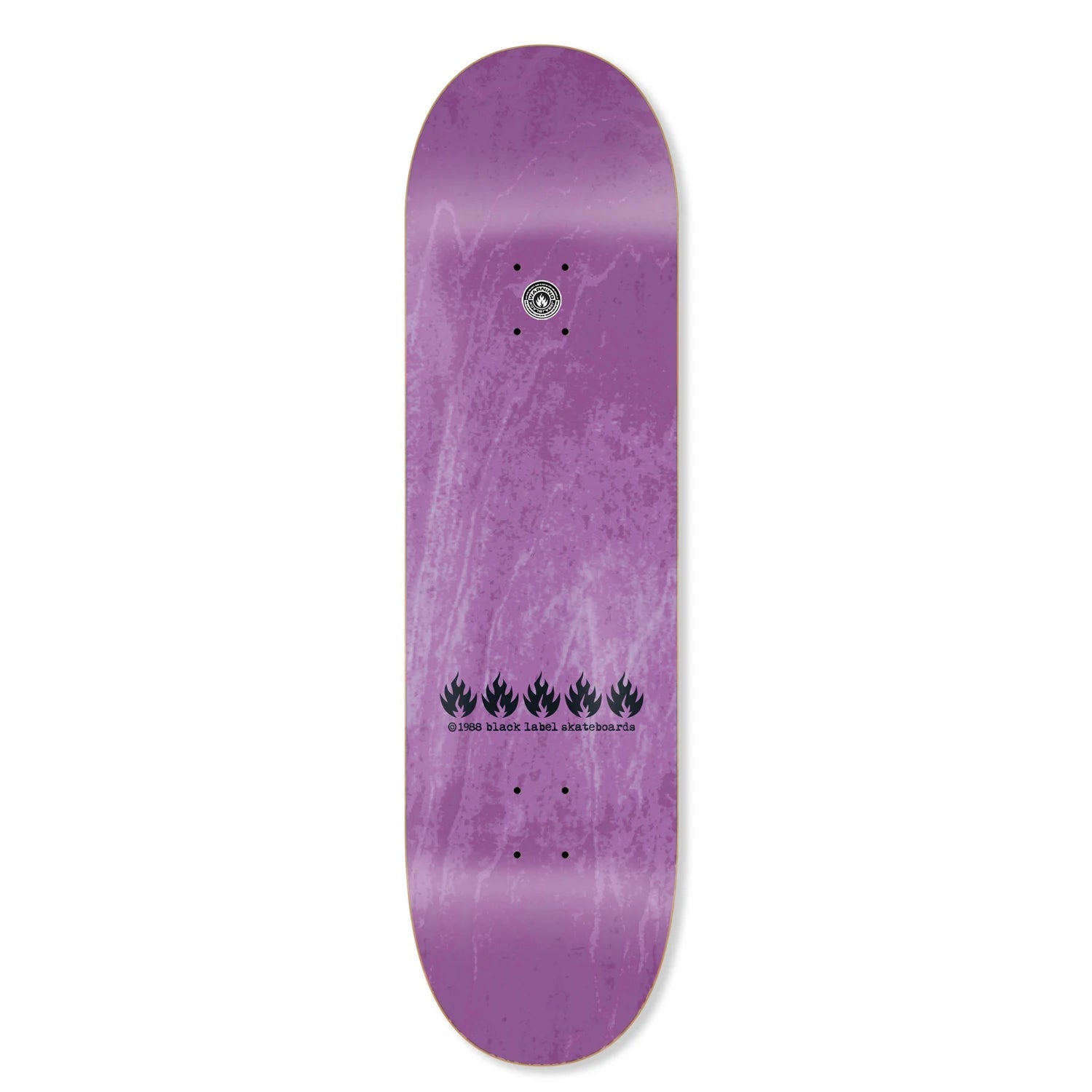 Black Label Skateboard Deck Omar Hassan Never Stop Shof Edition Blue 8.25" x 32.12"
