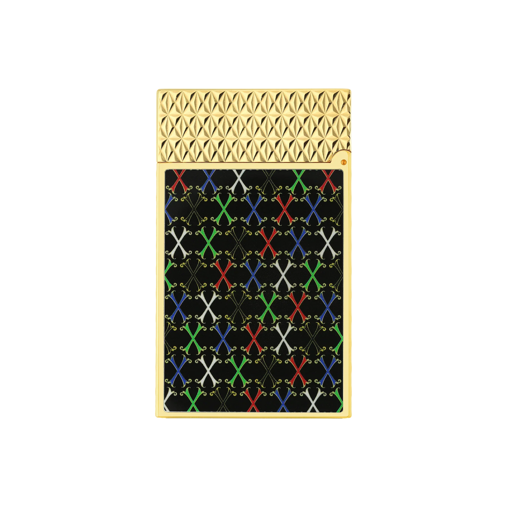 S.T. Dupont Le Grand Fuente Multicolour Lacquered Lighter/Briquet C23060CL