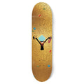 Color Bars Skateboard Deck Looney Tunes Riches Gold Foil 8.25"