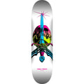 Powell Peralta Skateboard Deck Skull and Sword Lime Fade White 9.0" x 32.95"
