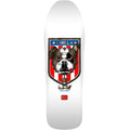 Powell Peralta Frankie Hill Bulldog Reissue Skateboard Deck - 10″ White/Gold Foil