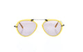 Tom Ford TF473 39Y Aaron - Shiny Yellow-Violet by Tom Ford for Unisex - 53-17-145 mm Sunglasses