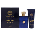 Versace Dylan Blue by Versace for Men - 2 Pc Gift Set 3.4oz EDT Spray, 3.4oz Perfumed Bath and Shower Gel