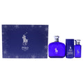 Ralph Lauren Polo Blue by Ralph Lauren for Men - 3 Pc Gift Set 4.2oz EDT Spray, 1oz EDT Spray, 2.6oz Deodorant Stick