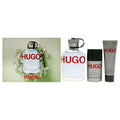Hugo Boss Hugo by Hugo Boss for Men - 3 Pc Gift Set 4.2oz EDT Spray, 2.4oz Deodorant Stick, 1.6oz Shower Gel