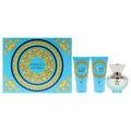 Dylan Turquoise by Versace for Women - 3 Pc 1.7oz EDT Spray, 1.7oz Perfumed Body Gel, 1.7oz Perfumed Bath and Shower Gel