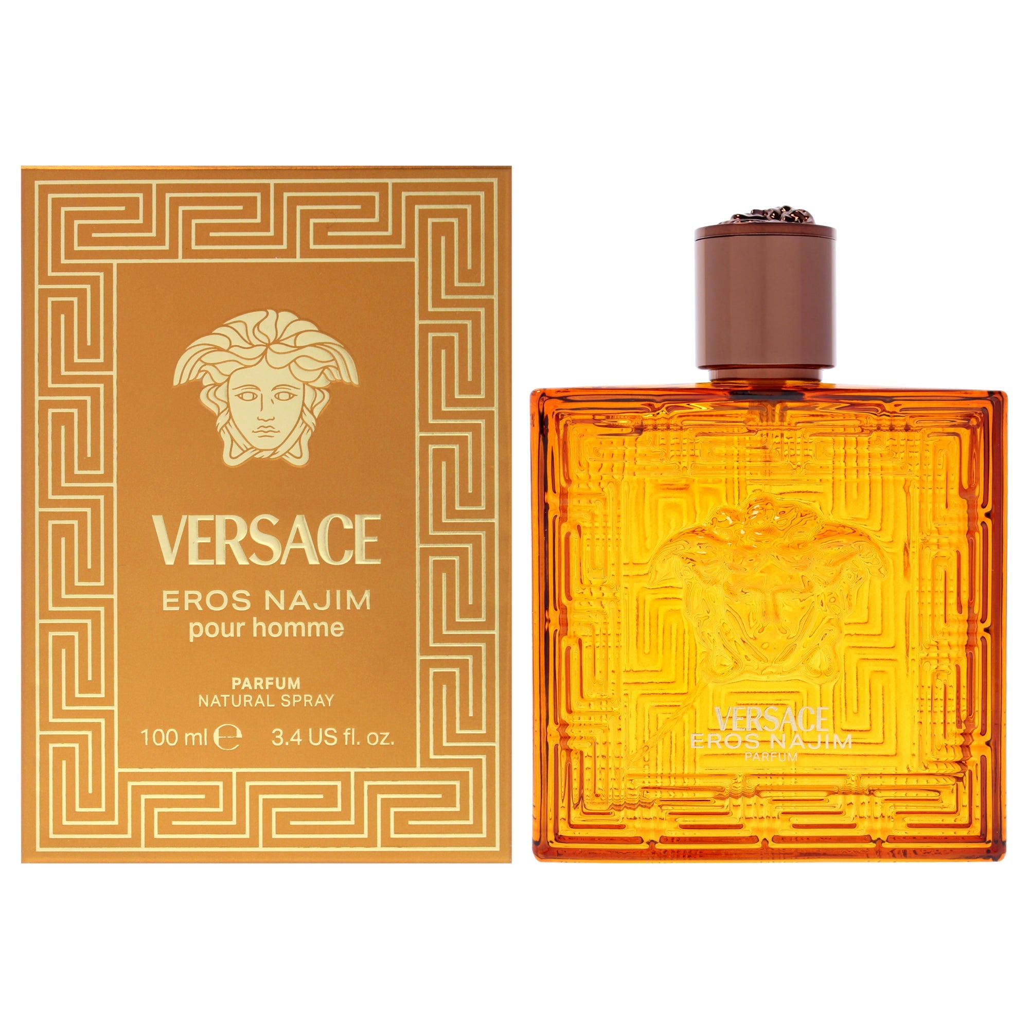 Versace Eros Najim by Versace for Men - 3.4 oz Parfum Spray
