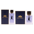 K Kit by Dolce and Gabbana for Men - 2 Pc Kit 3.3oz EDT Spray, 1.7oz EDT Spray