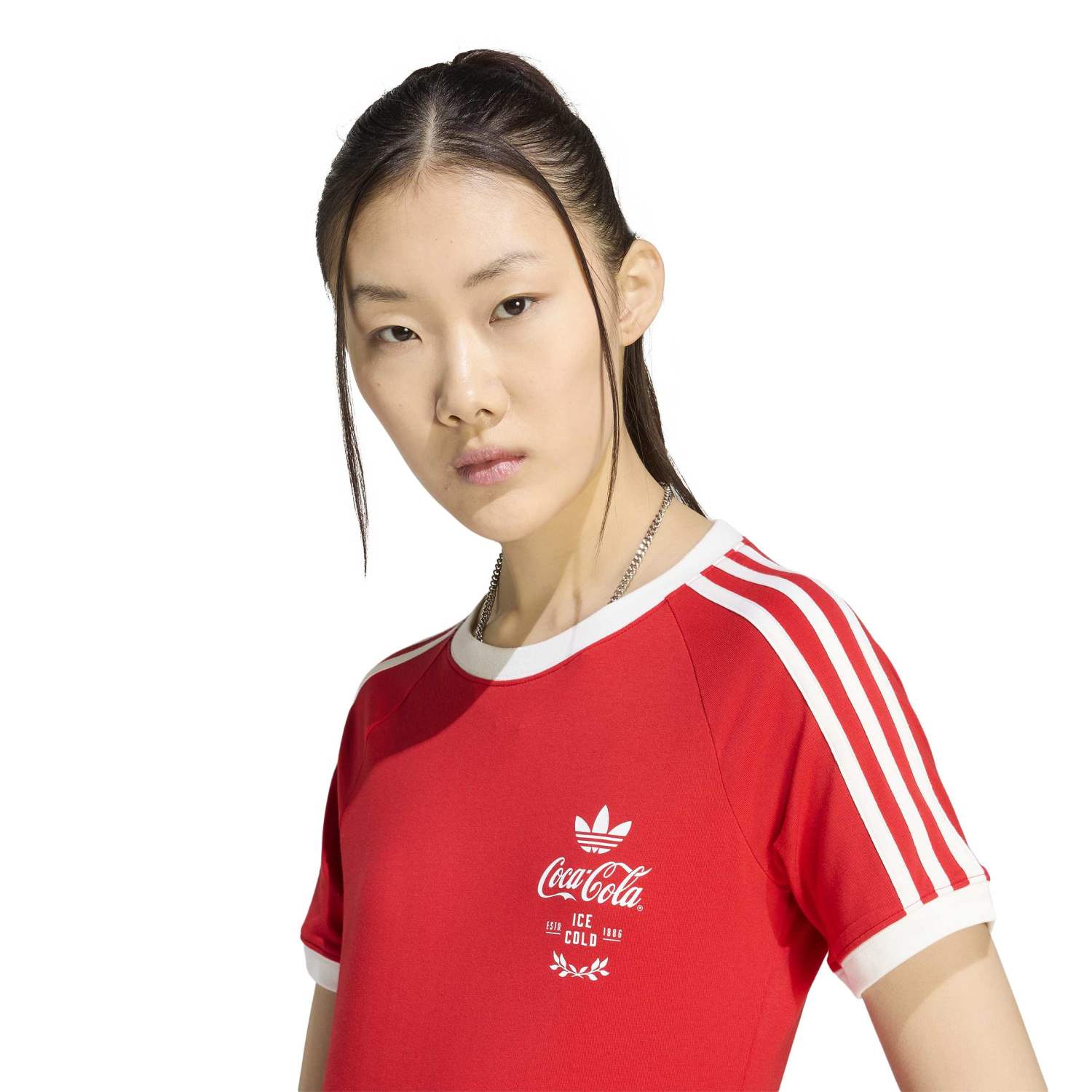 Coca Cola 3-Stripe Graphic Tee - Womens