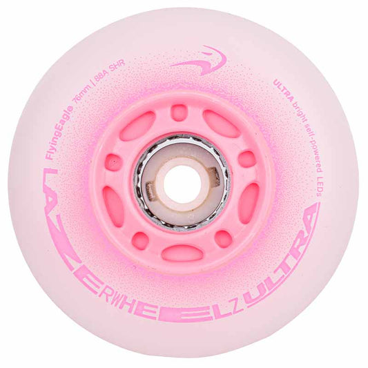 Flying Eagle Lazer Wheelz Ultra LED 76mm/88A Wheels (Pack of 4)