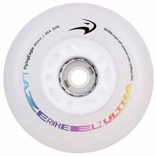 Flying Eagle Lazer Wheelz Ultra LED 80mm/88A Wheels (Pack of 4)