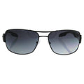 Prada SPS 53N 7AX-5W1 - Black-Grey Gradient Polarized by Prada for Men - 65-16-130 mm Sunglasses