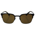 Prada SPR 61S U6C-5Y1 - Grey-Gunmental Brown Polarized by Prada for Men - 52-21-140 mm Sunglasses