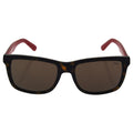 Polo Ralph Lauren PH 4098 560173 - Matte Dark Gunmetal-Dark Brown by Ralph Lauren for Men - 57-18-145 mm Sunglasses