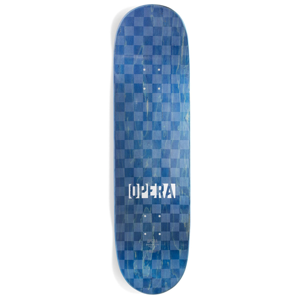 Opera Skateboard Deck Opus Pop Slick Black/Blue 8.625" x 32"