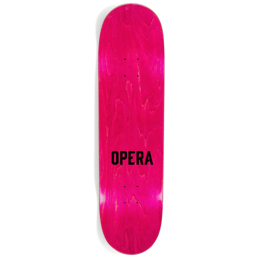 Opera Skateboard Deck Face White 7.75" x 31.1"