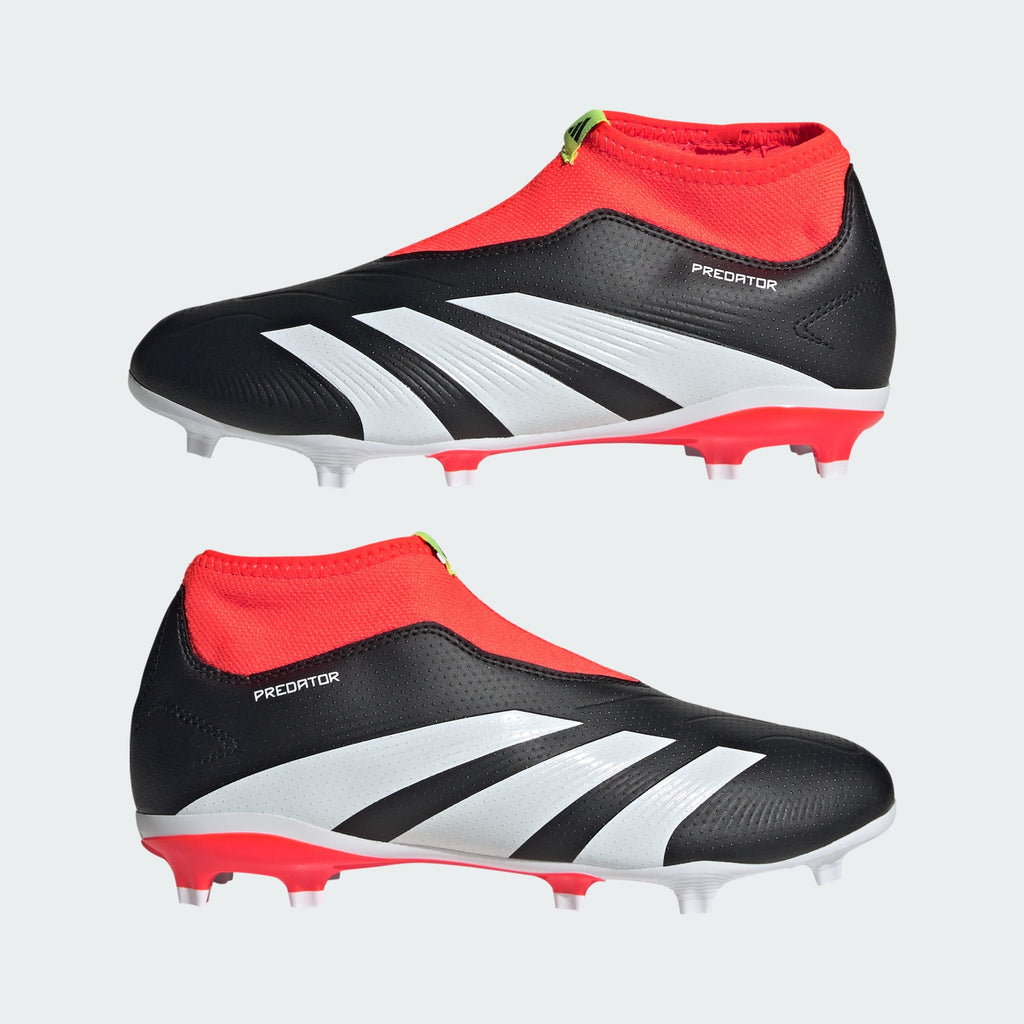 adidas PREDATOR 24 LEAGUE KIDS LACELESS FIRM GROUND CLEATS