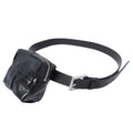 Bottega Veneta Maxi Intrecciato Leather Cassette Belt Pochette Pouch 95 Black