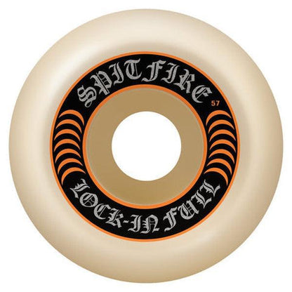 Spitfire Formula Four Lock-Ins Full Wheels Natural 99du 55mm