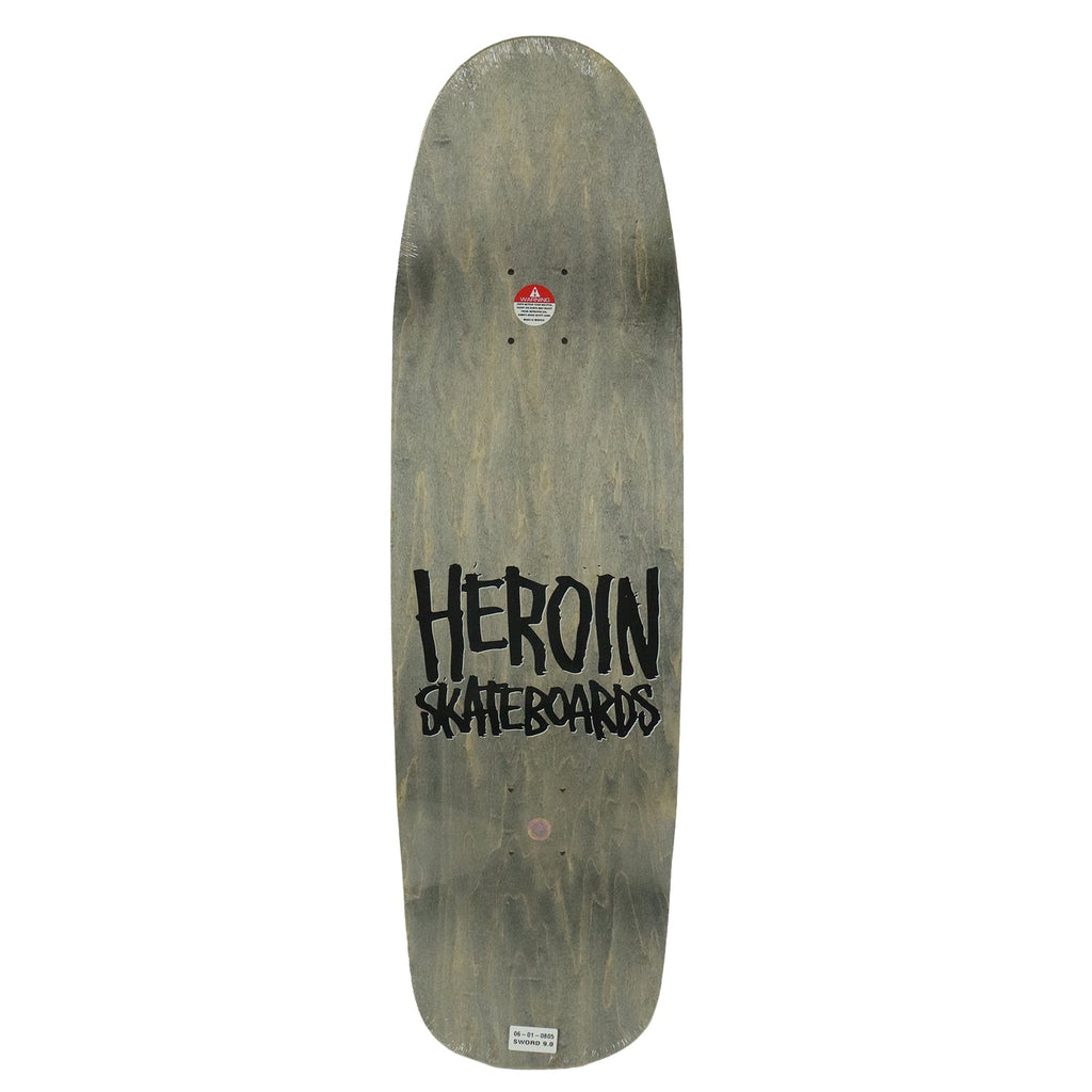 Heroin Skateboard Deck Sword 9.0" x 31.5"