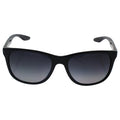 Prada SPS 03O 1AB-5W1 - Black-Grey Gradient Polarized by Prada for Unisex - 55-18-140 mm Sunglasses