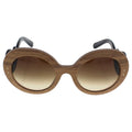 Prada SPR 27R IAM-6S1 - Nut Canaletto-Brown Shaded by Prada for Women - 55-22-135 mm Sunglasses
