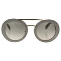 Prada SPR 15S UP-3H2 - Ivory-Light Brown Gradient Light Green by Prada for Women - 53-25-140 mm Sunglasses