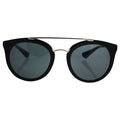 Prada SPR 23S 1AB-1A1 - Black Silver-Grey by Prada for Women - 52-22-140 mm Sunglasses