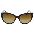 Dolce and Gabbana DG 4195 502-T5 - Havana-Brown Gradient Polarized by Dolce and Gabbana for Women - 56-17-140 mm Sunglasses