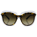 Dolce and Gabbana DG 4282 757-13 - Havana On Transparent-Brown Gradient by Dolce and Gabbana for Women - 54-21-140 mm Sunglasses