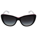 Dolce and Gabbana DG 4221 2794-8G - Black-Peral Fuxia-Crystal-Grey Gradient by Dolce and Gabbana for Women - 55-17-140 mm Sunglasses